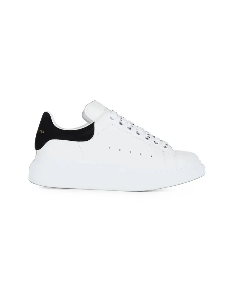 Alexander McQueen Oversized Leather Sneakers White