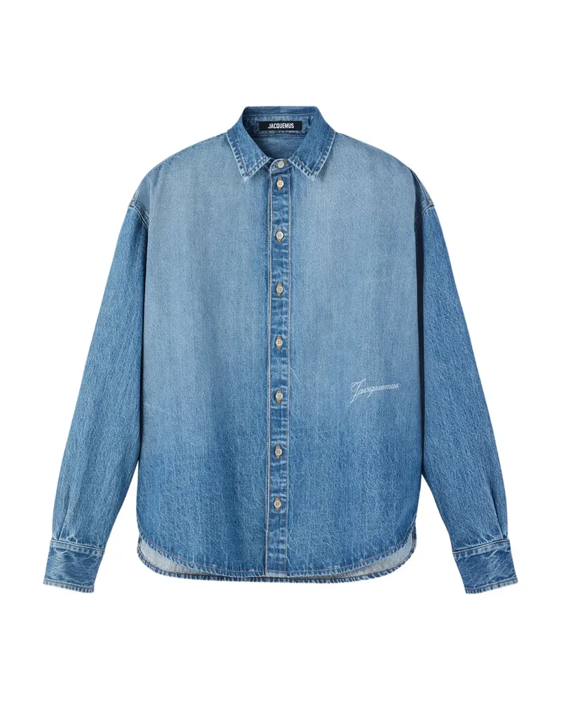 Jacquemus Button-up Denim Shirt Blue