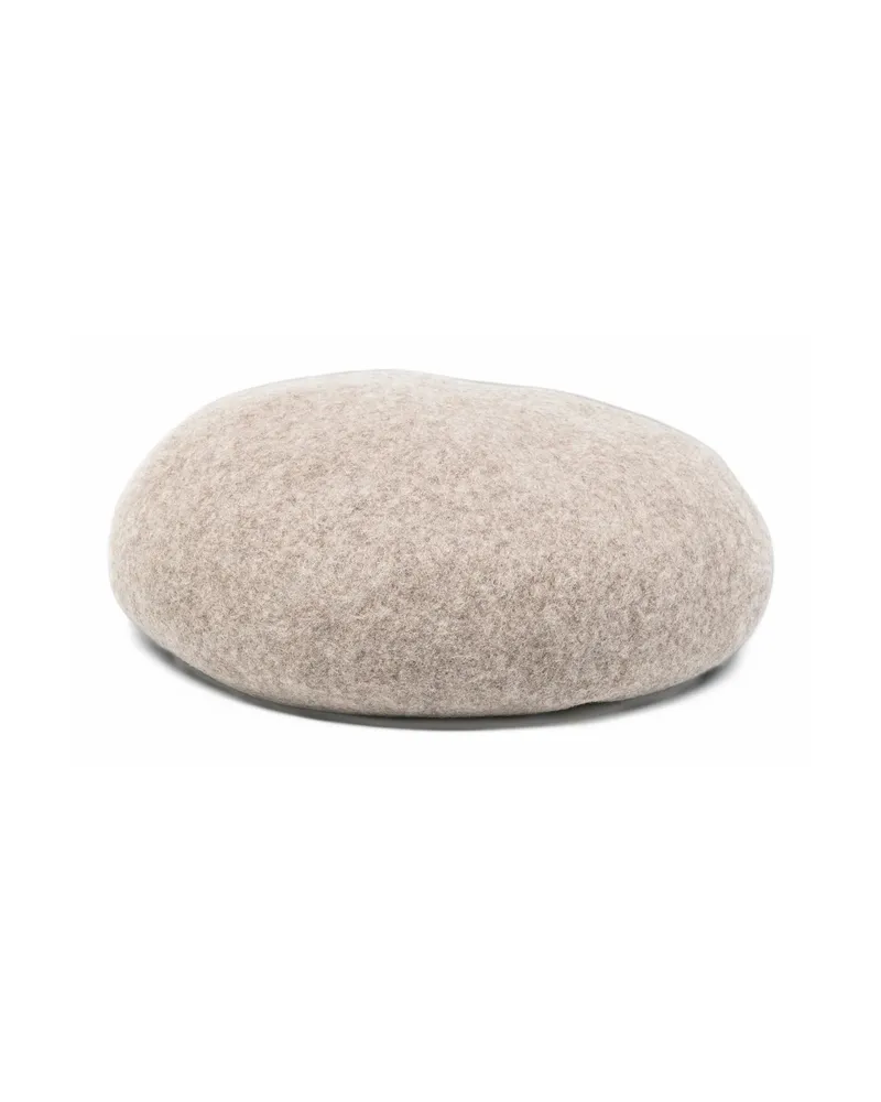Vivienne Westwood Logo-motif Beret Neutrals