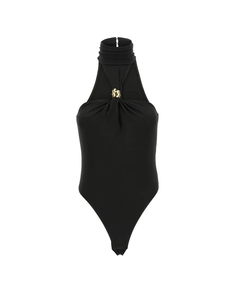 Elisabetta Franchi High-neck Bodysuit Black