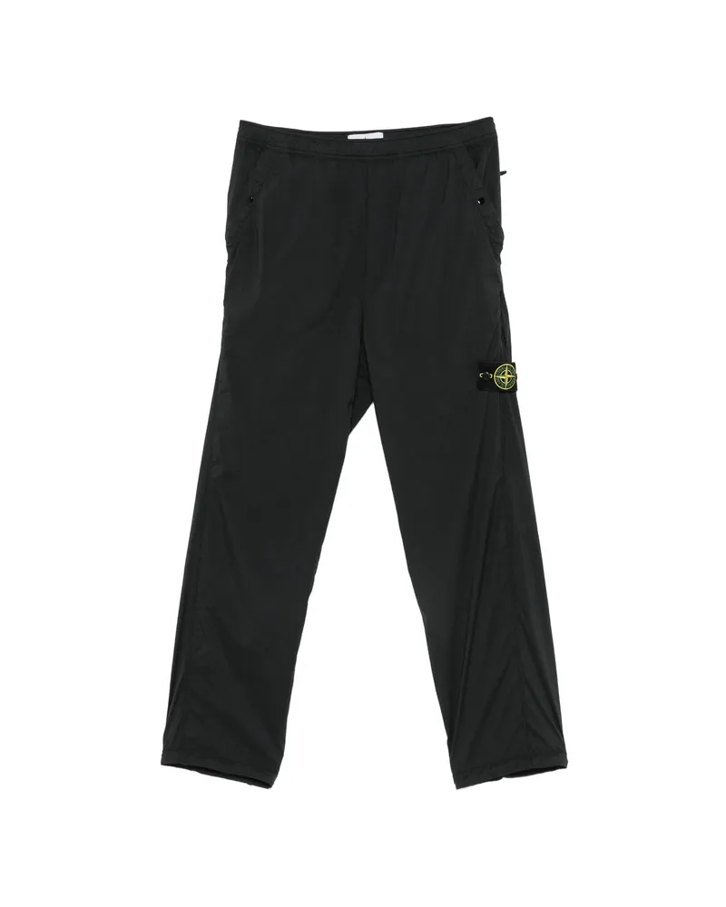 Stone Island Logo-patch Track Pants Black