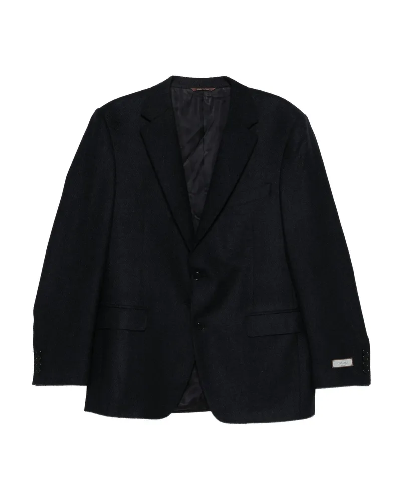 Canali Single-breasted Blazer Blue