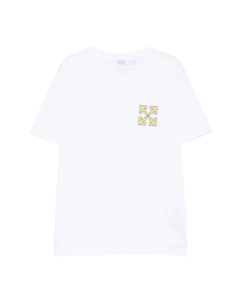 OFF-WHITE Off-white Arrows-print Graphic-print T-shirt White