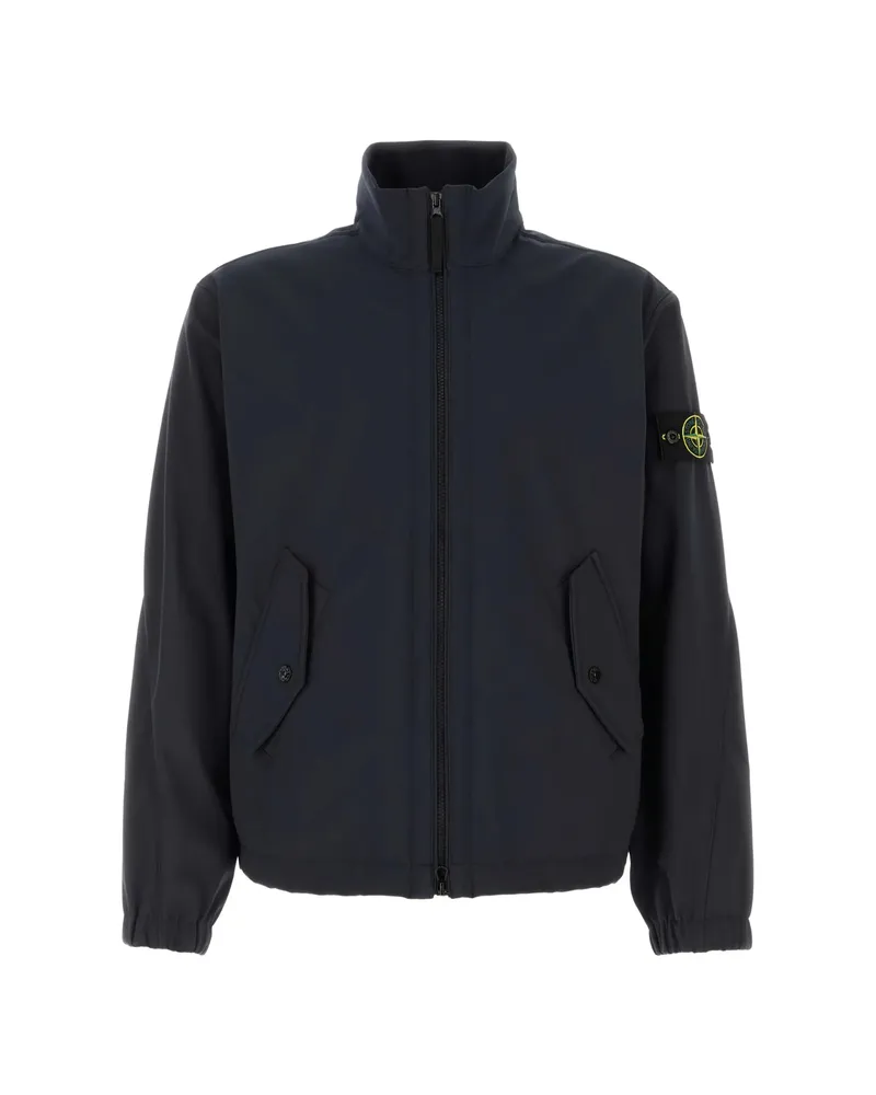 Stone Island Zipped Jacket Blue