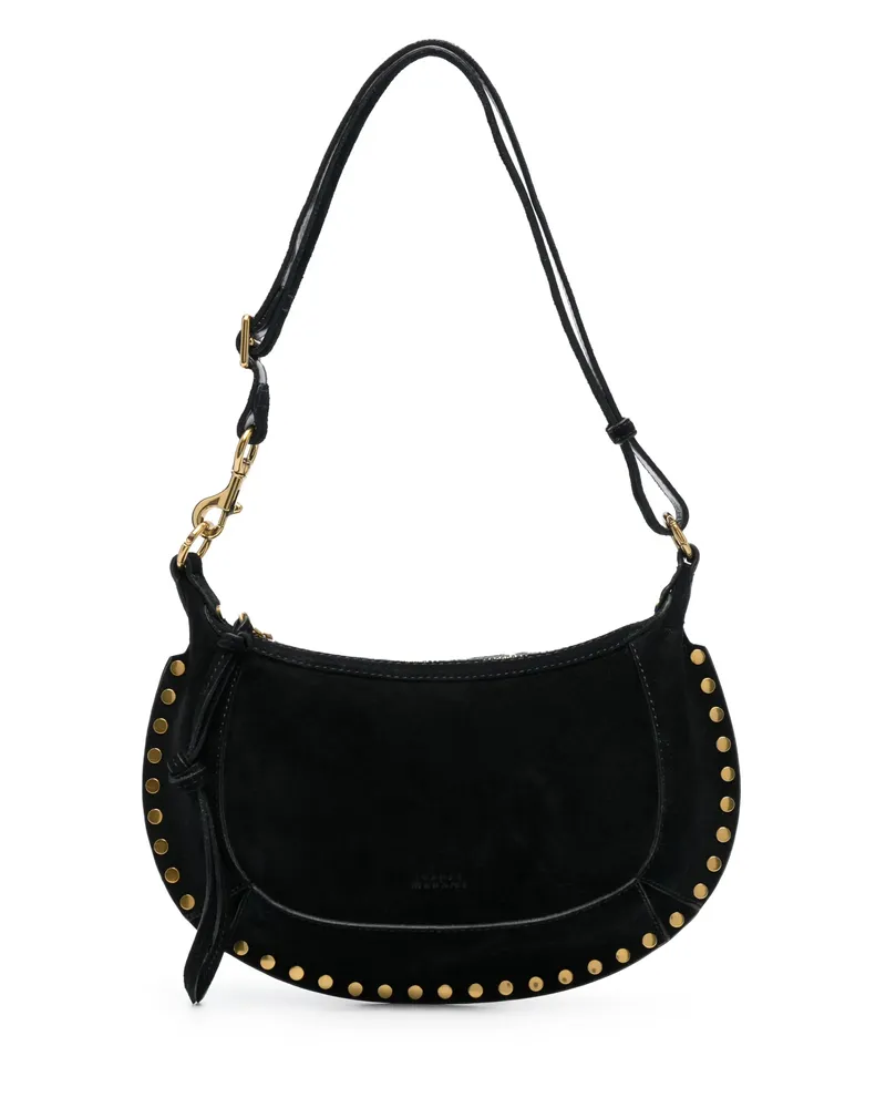 Isabel Marant Oskan Moon Shoulder Bag Black