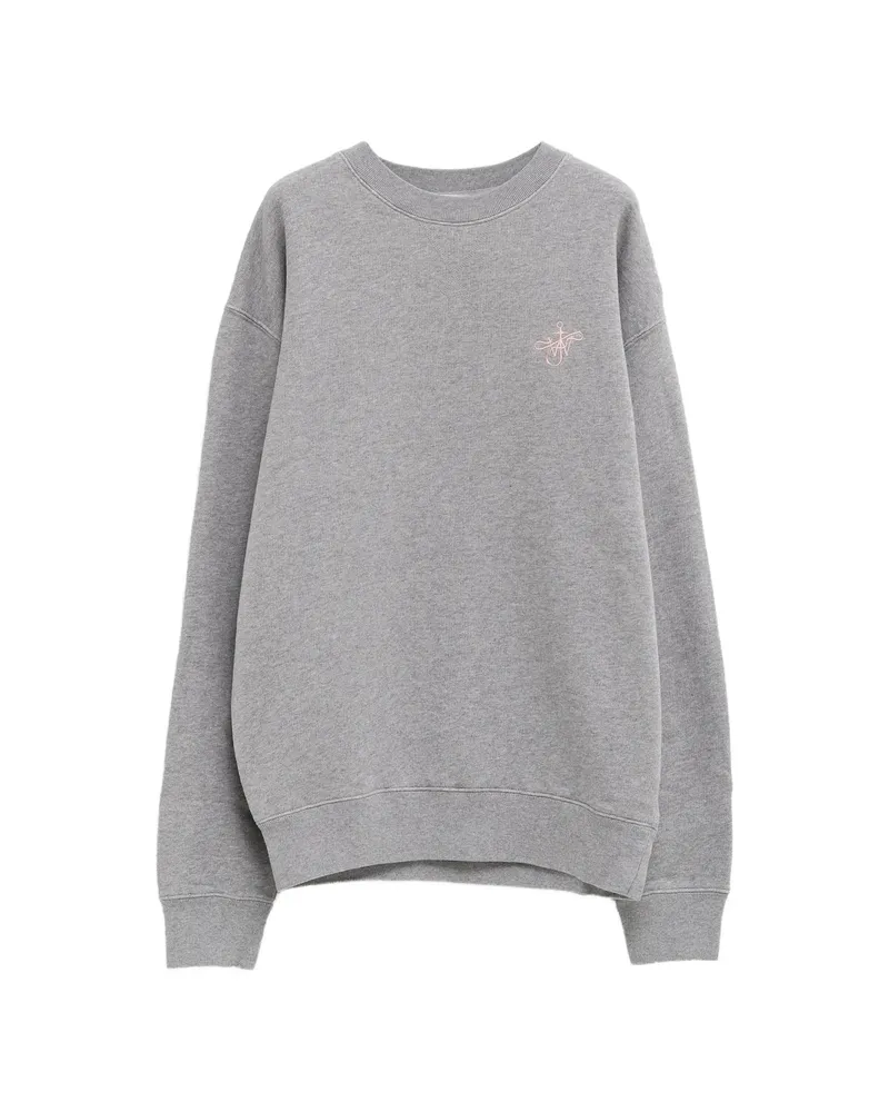 J.W.Anderson Anchor-embroidered Sweatshirt Grey
