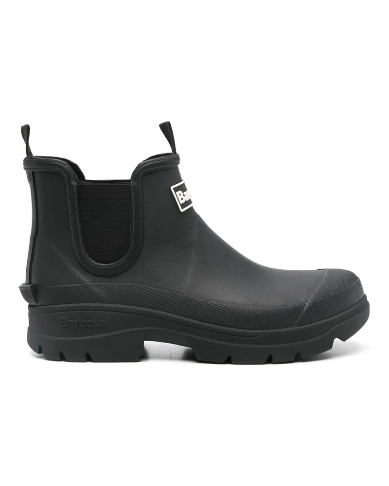 Barbour Nimbus Logo-patch Rain Boots Black