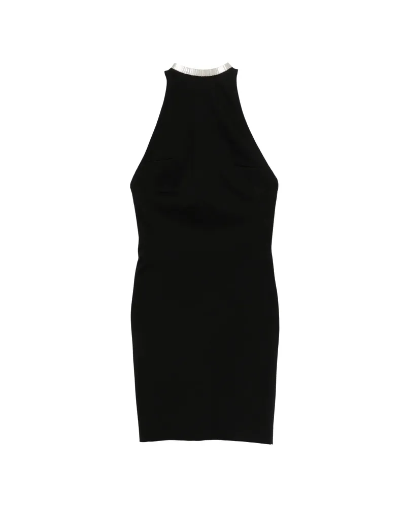 ATTICO Halter-neck Mini Dress Black