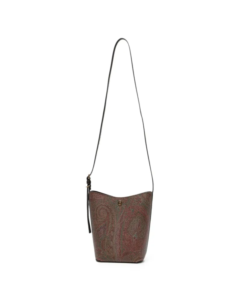 Etro Paisley-print Shoulder Bag Red
