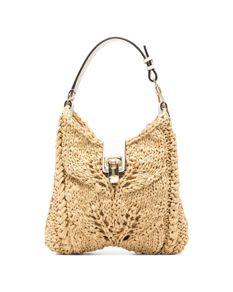 Ermanno Scervino Mini Dudu Top-handle Tote Bag Neutrals