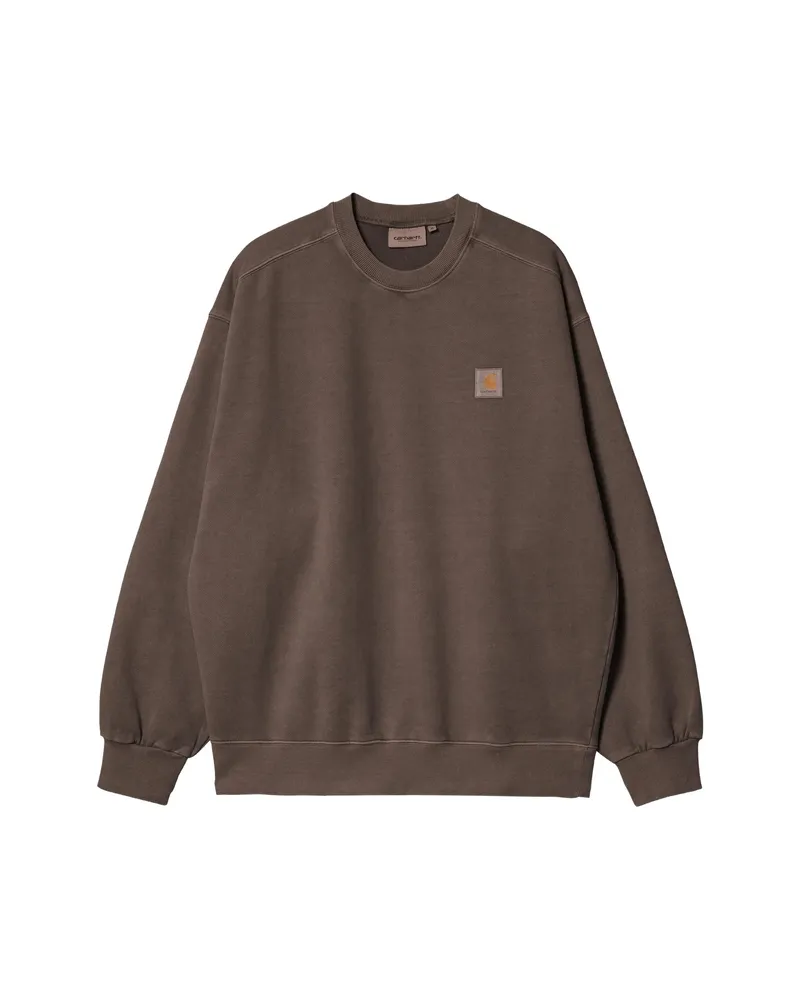 Carhartt WIP Vista Logo-patch Sweatshirt Brown