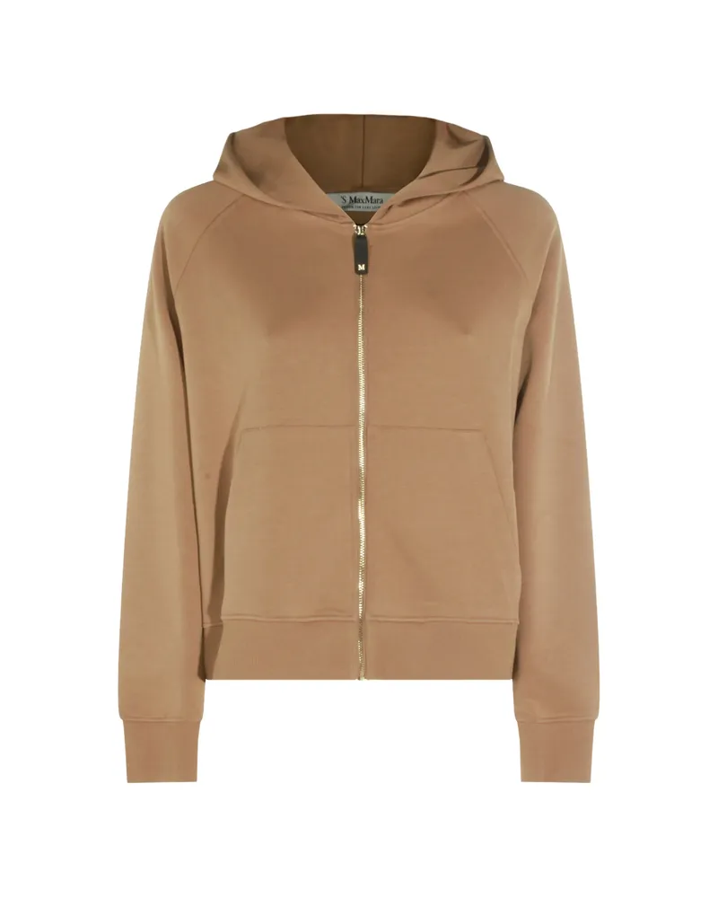 Max Mara Zip-up Hoodie Neutrals