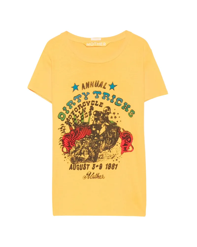 Mother The Lil Goodie Goodie Graphic-print T-shirt Yellow
