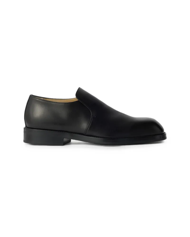 Christophe Lemaire Formal Loafers In Shiny Leather Black
