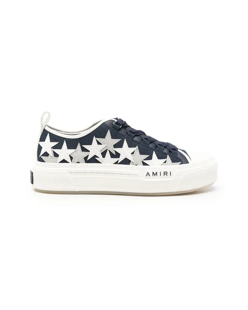 Amiri Star-patch Platform Sneakers Blue
