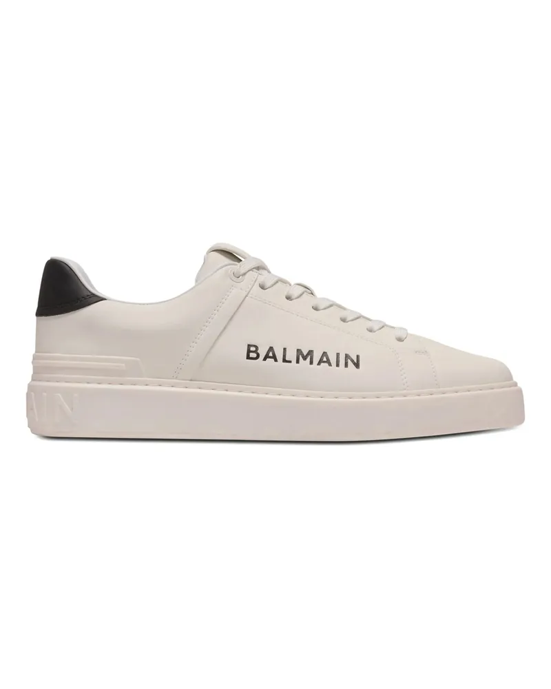 Balmain B-Court Logo Sneakers White