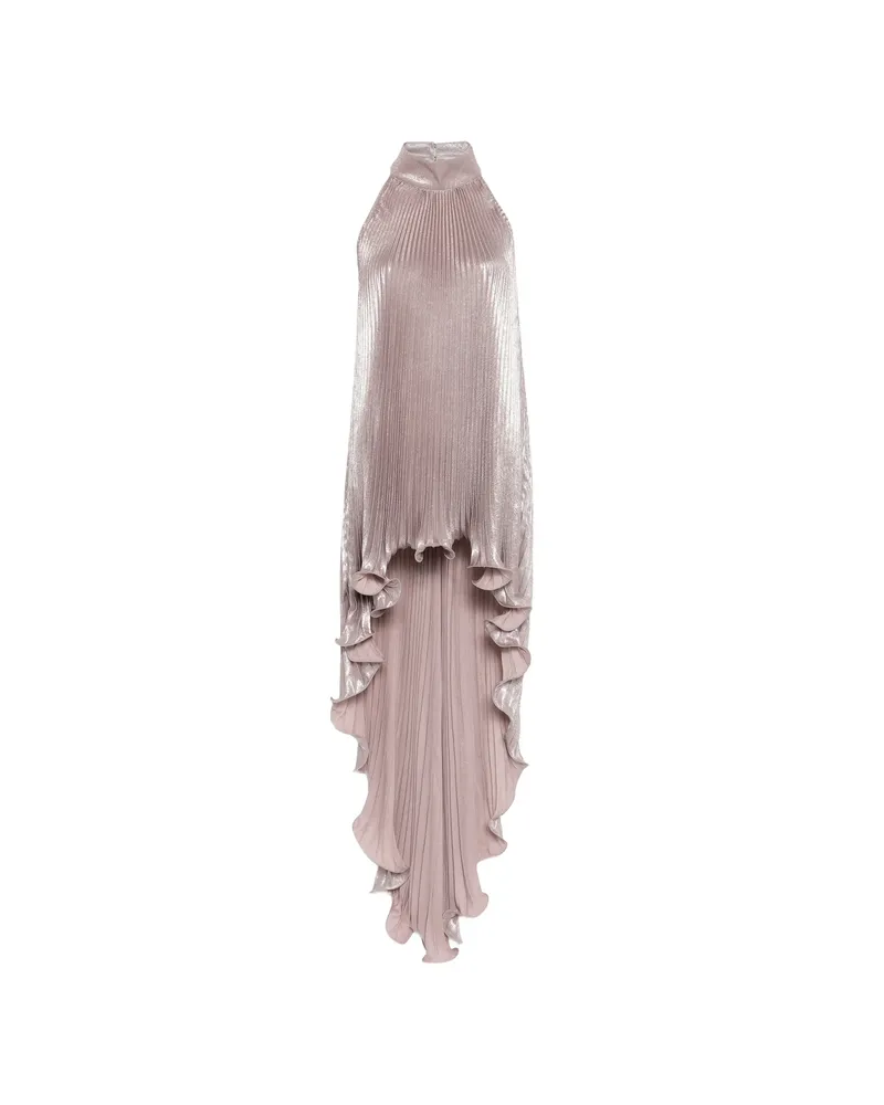 L'IDEE Caribbean Pleated Mini Dress Purple