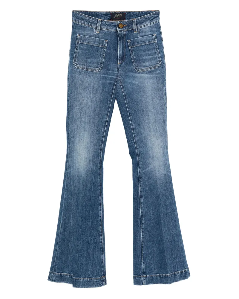 Seafarer Delphine Pocket Flare Jeans Blue