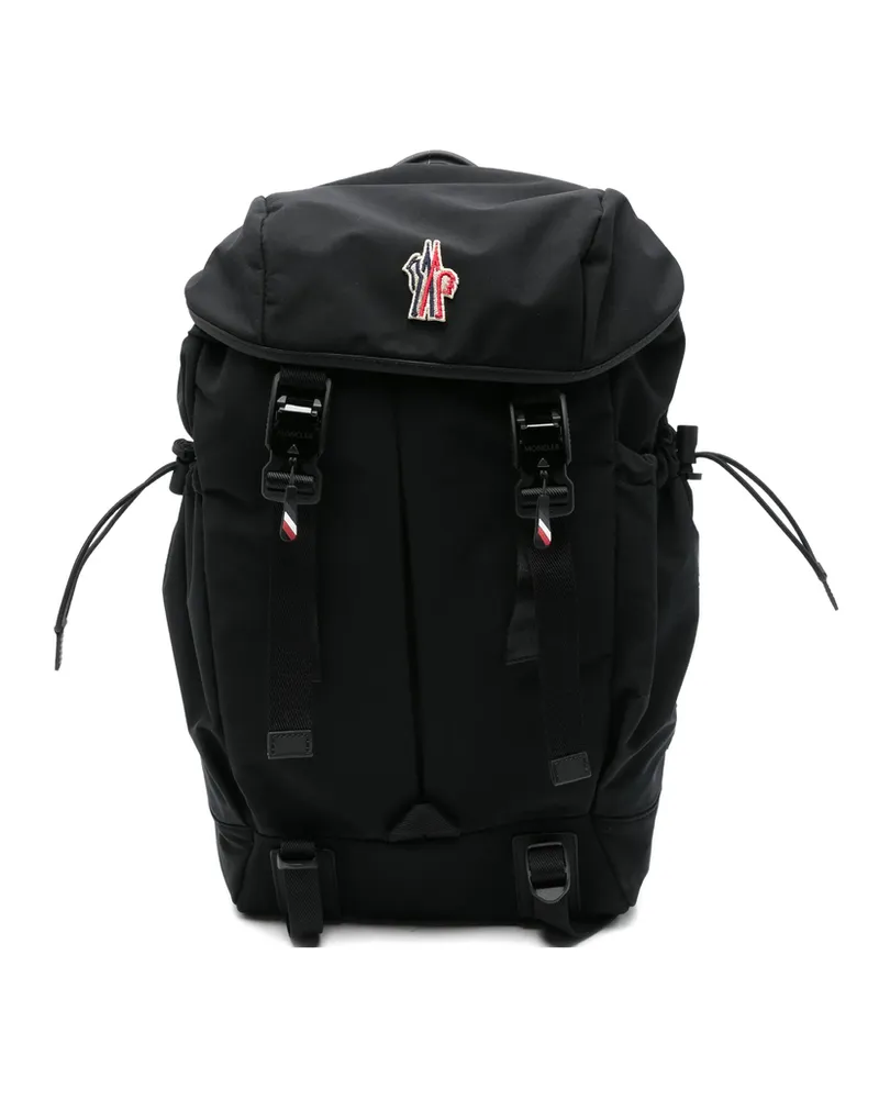 Moncler Leather-trimmed Backpack Black