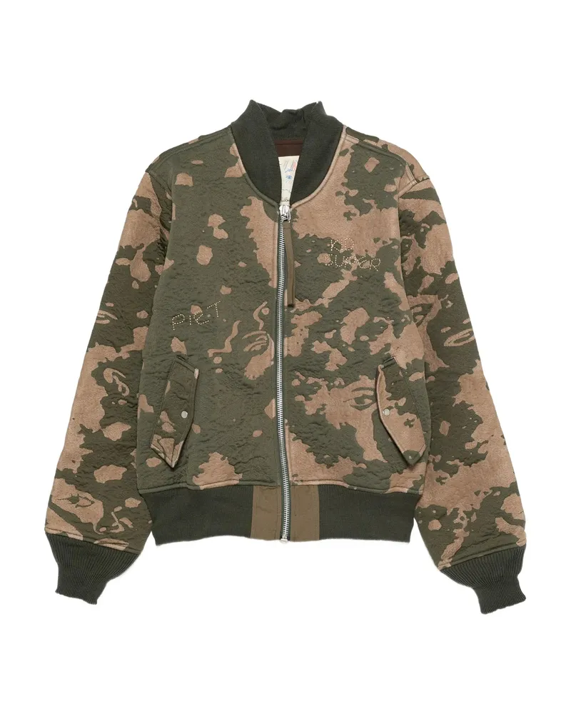 KidSuper Zip-up Bomber Jacket Green