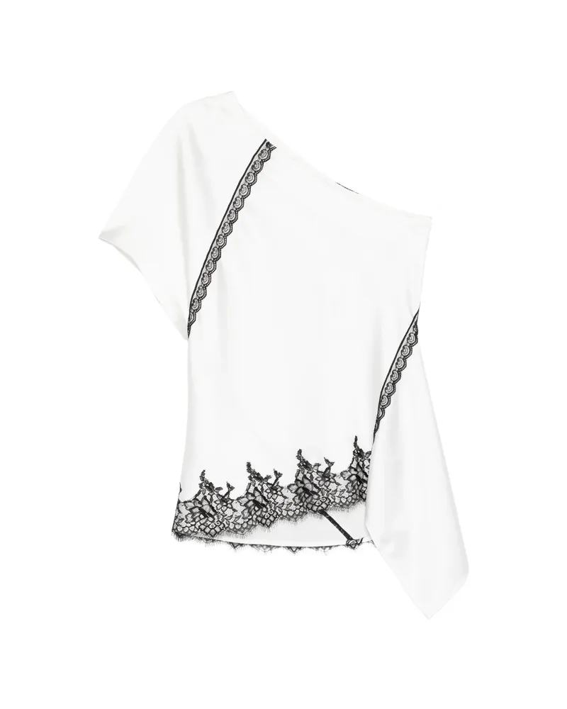 IRO Topazi Lace-trim Top White