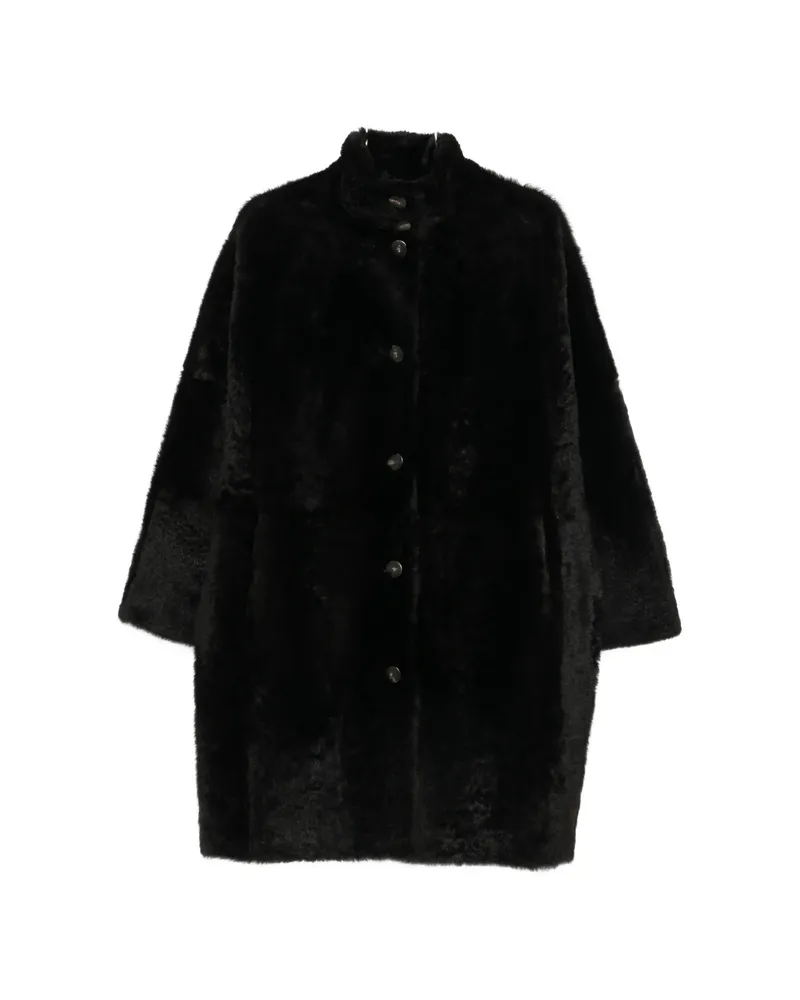 Yves Salomon Reversible Shearling Jacket Black