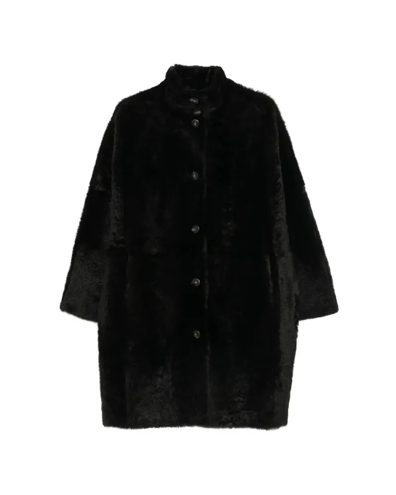 Yves Salomon Reversible Shearling Jacket Black