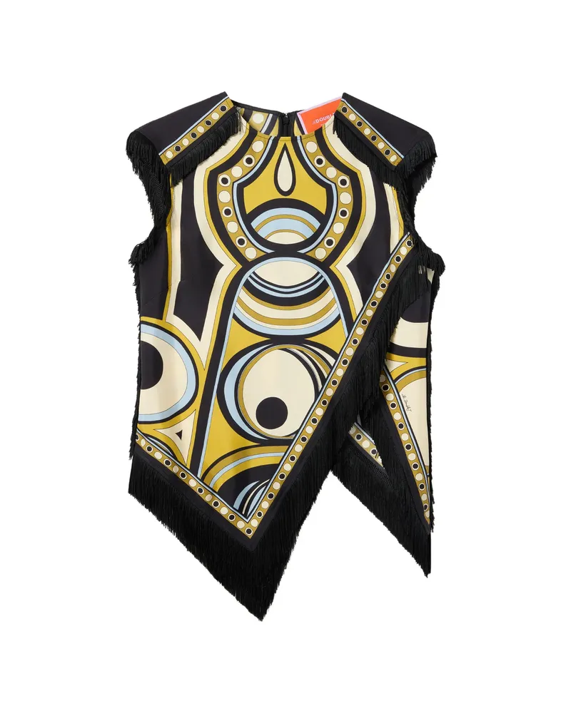 La DoubleJ Scarf Top Black