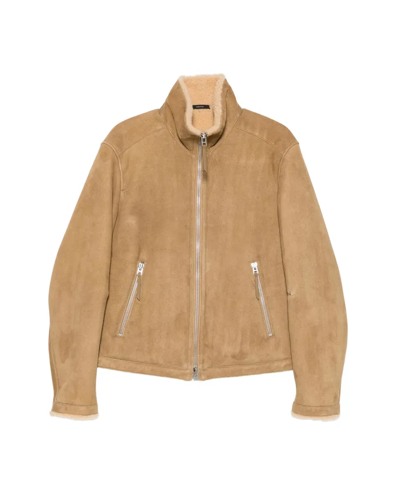 Tom Ford Zip-pocket Jacket Brown