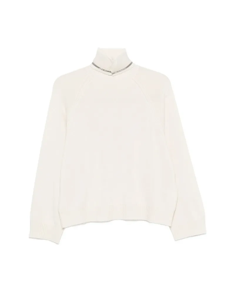 Brunello Cucinelli Raglan-sleeve Sweater Grey