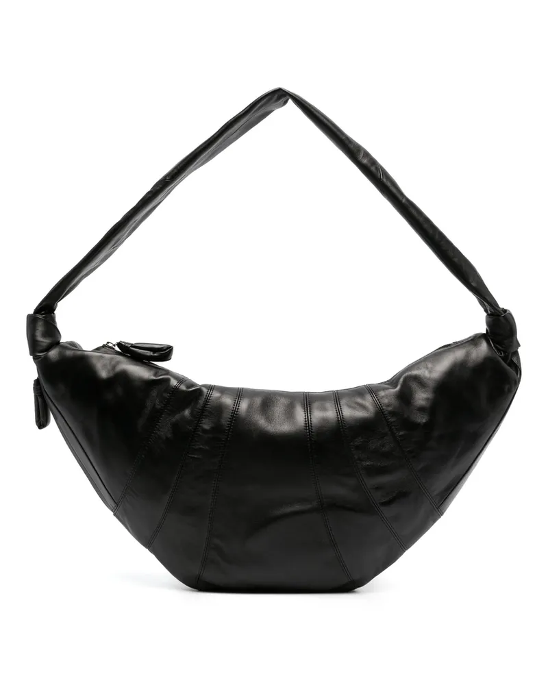 Christophe Lemaire Large Croissant Shoulder Bag Black