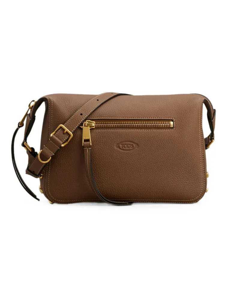 TOD'S GMT Shoulder Bag Mini Brown