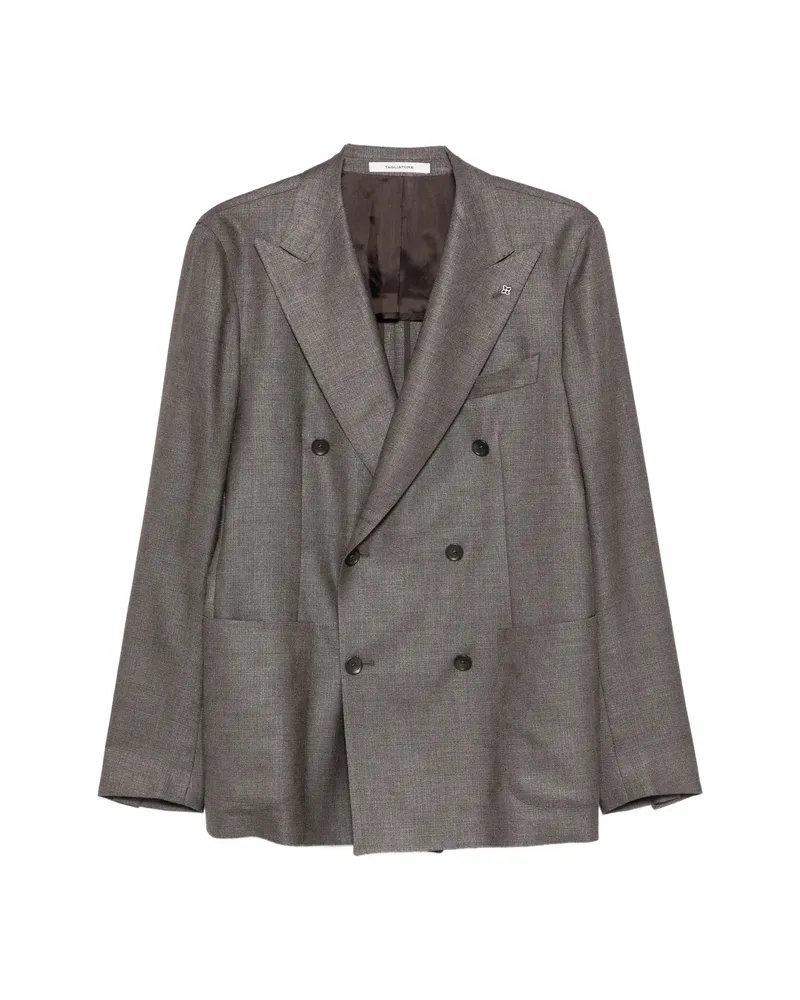 Tagliatore Double-breasted Blazer Brown