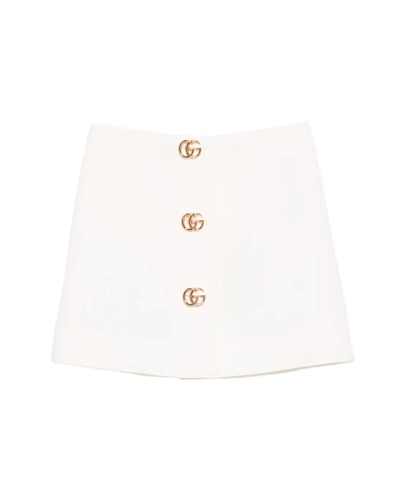 Gucci Interlocking G Mini Skirt White