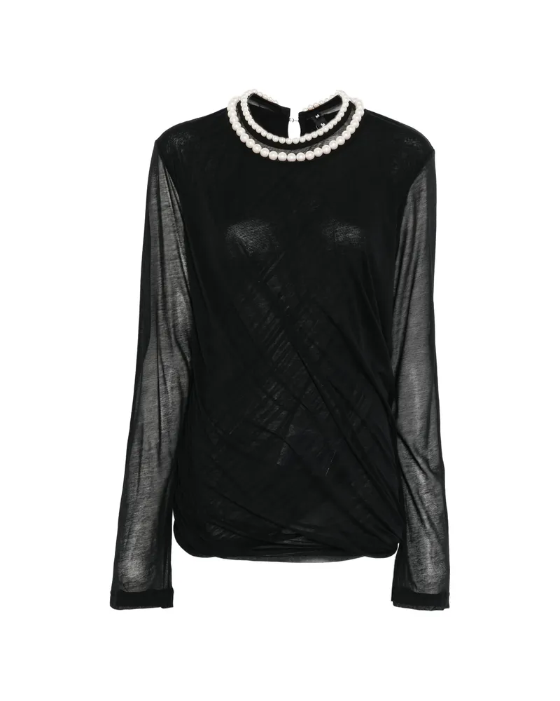 Junya Watanabe Round-neck T-shirt Black