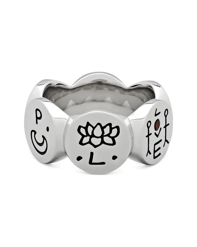 Tom Wood Simple Love Engraved Ring Silver