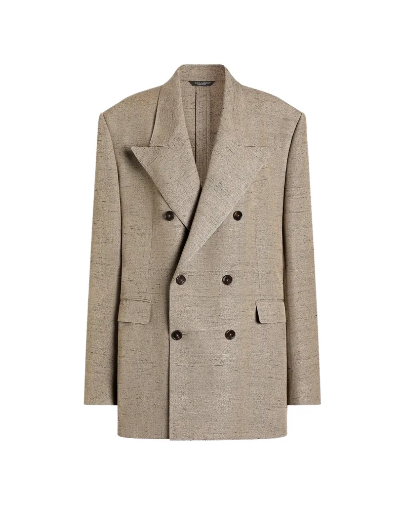 Dolce & Gabbana Double-breasted Jacket Neutrals