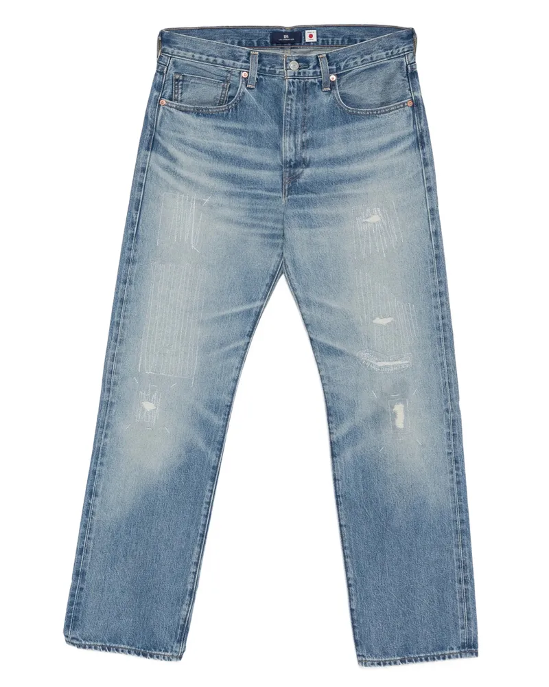 Levi's Distressed Belt-loop Jeans Blue