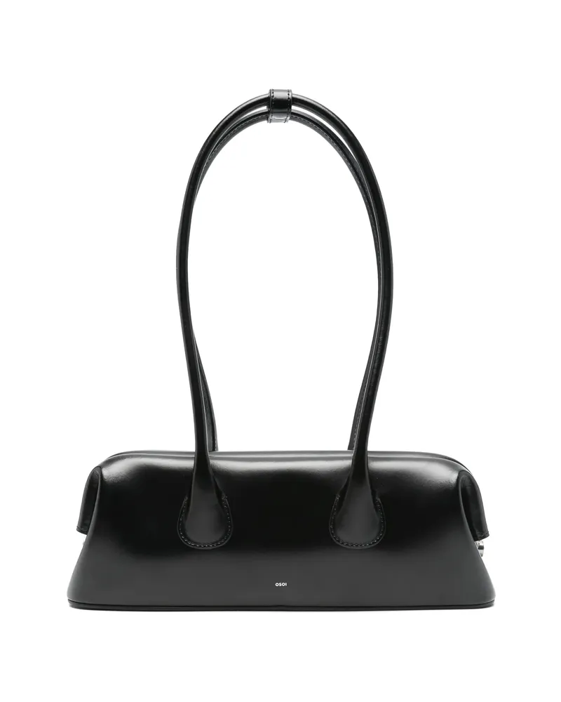 OSOI Mini Boat Wide Shoulder Bag Black