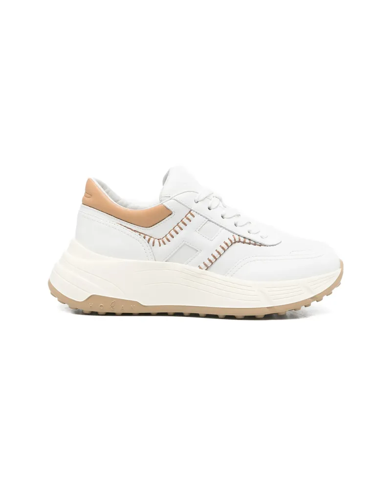 Hogan Logo Appliqué Sneakers White