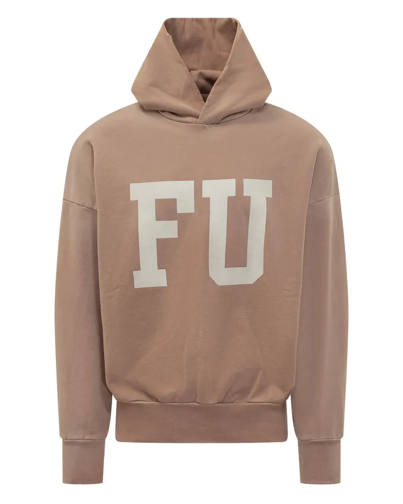Fear of God Educate Hoodie Brown
