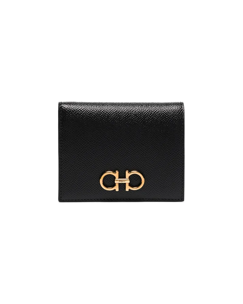 Ferragamo Gancini Folding Wallet Black