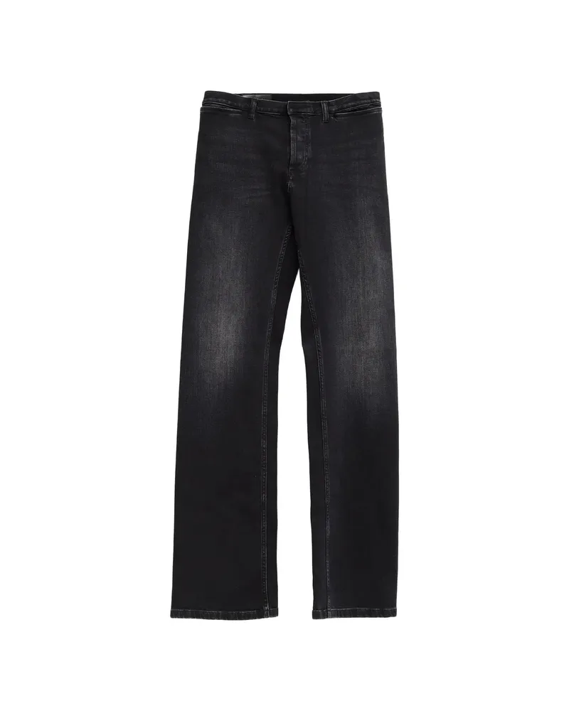 Gucci Faded Straight-leg Jeans Black