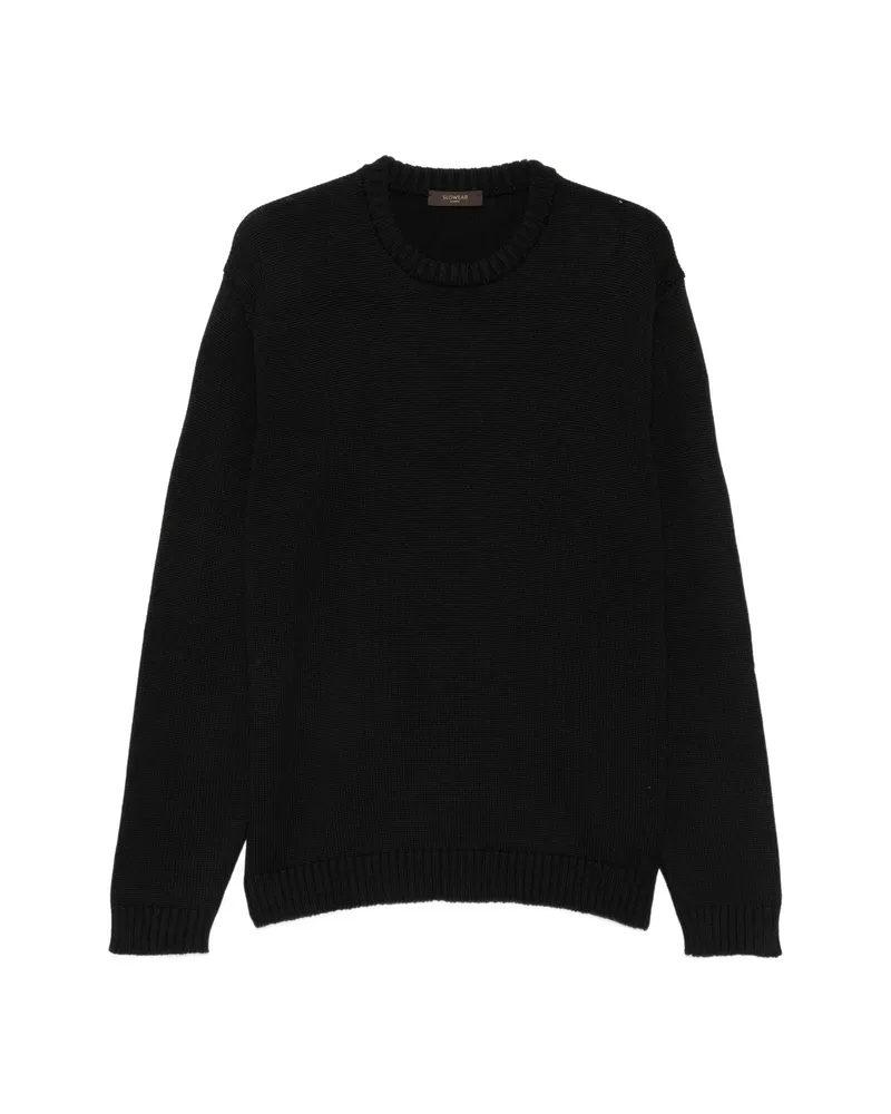 Zanone Crew-neck Sweater Black