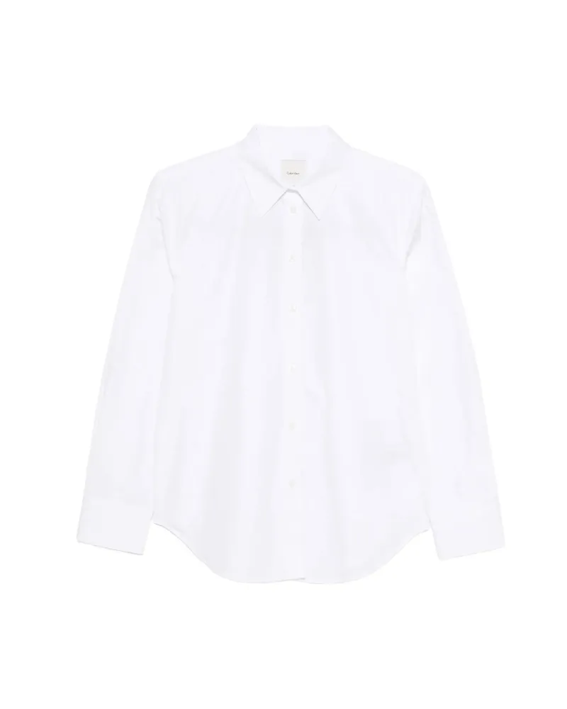 Calvin Klein Embroidered Shirt White