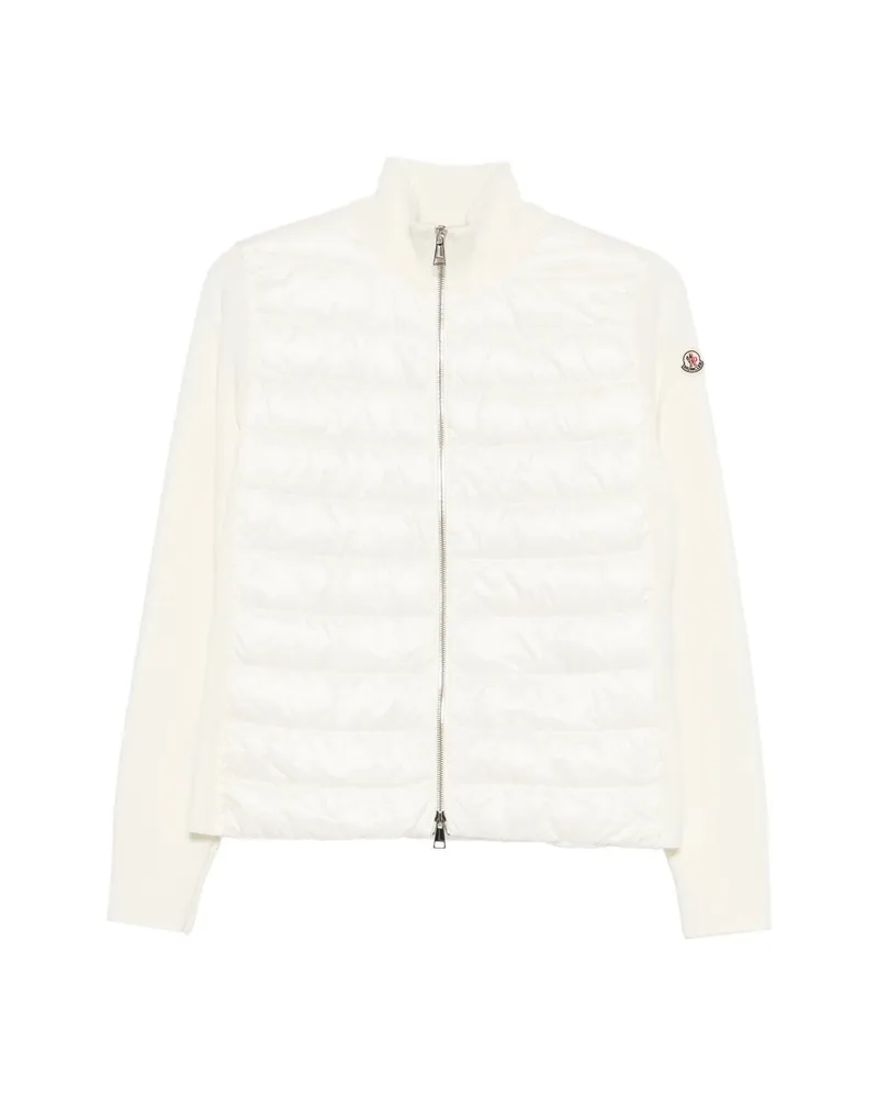 Moncler Panelled Jacket White