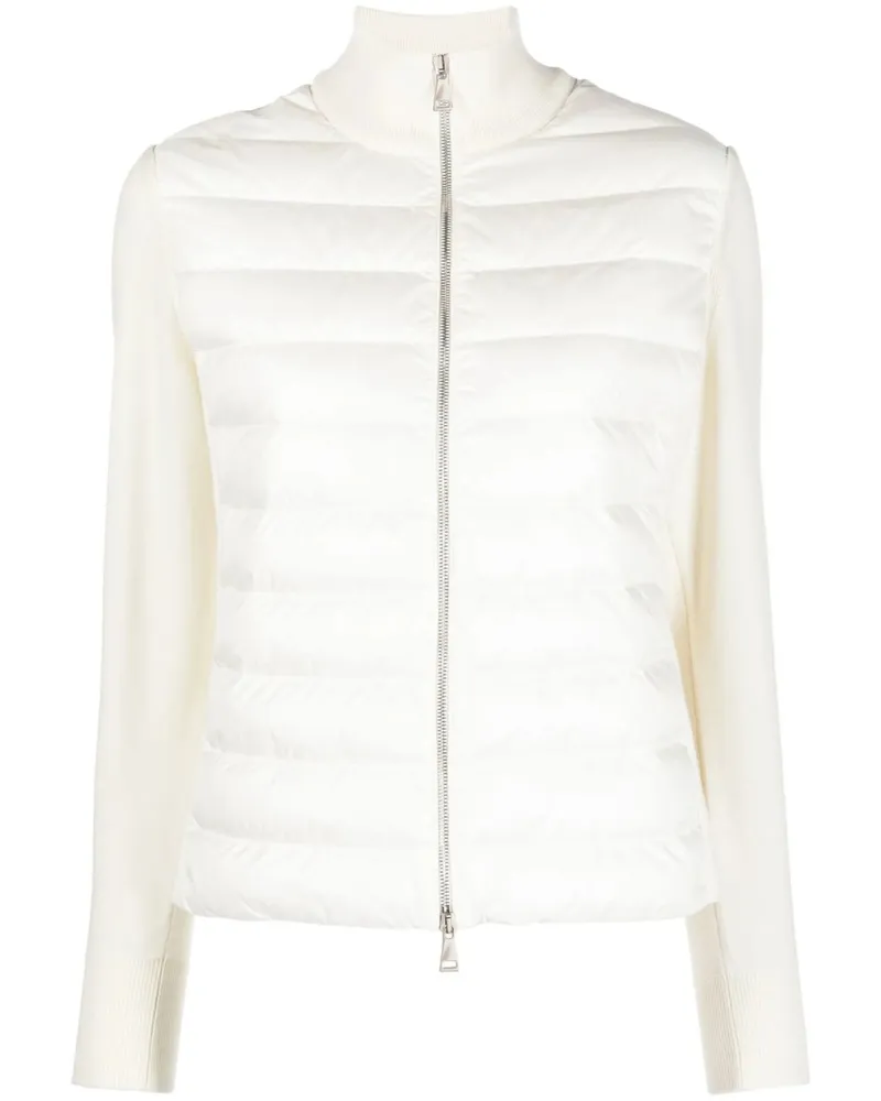 Moncler Panelled Jacket White
