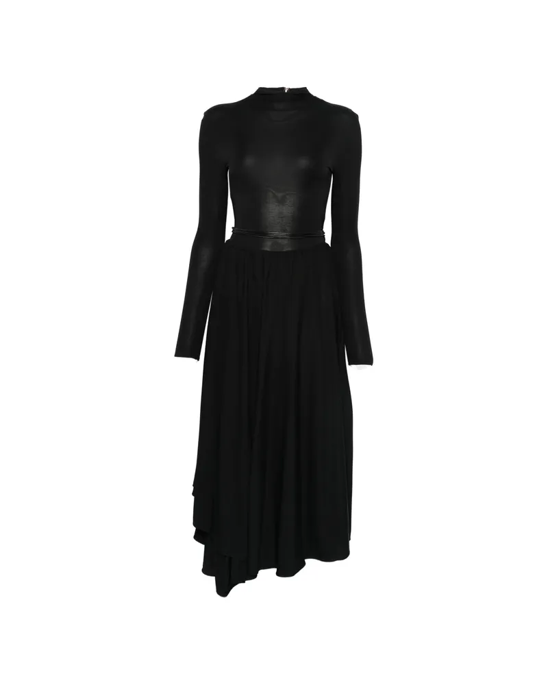 Alaïa Crew-neck Dress Black
