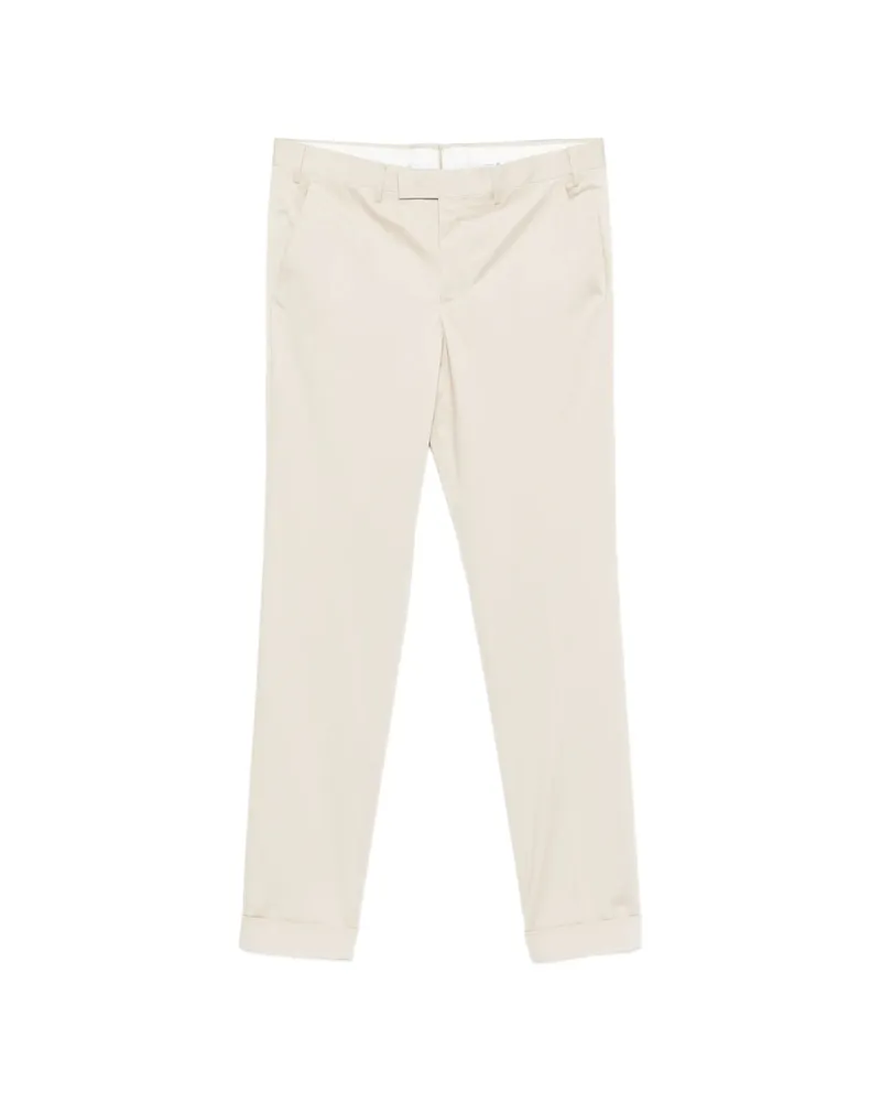 PT TORINO Cuffed Trousers Neutrals