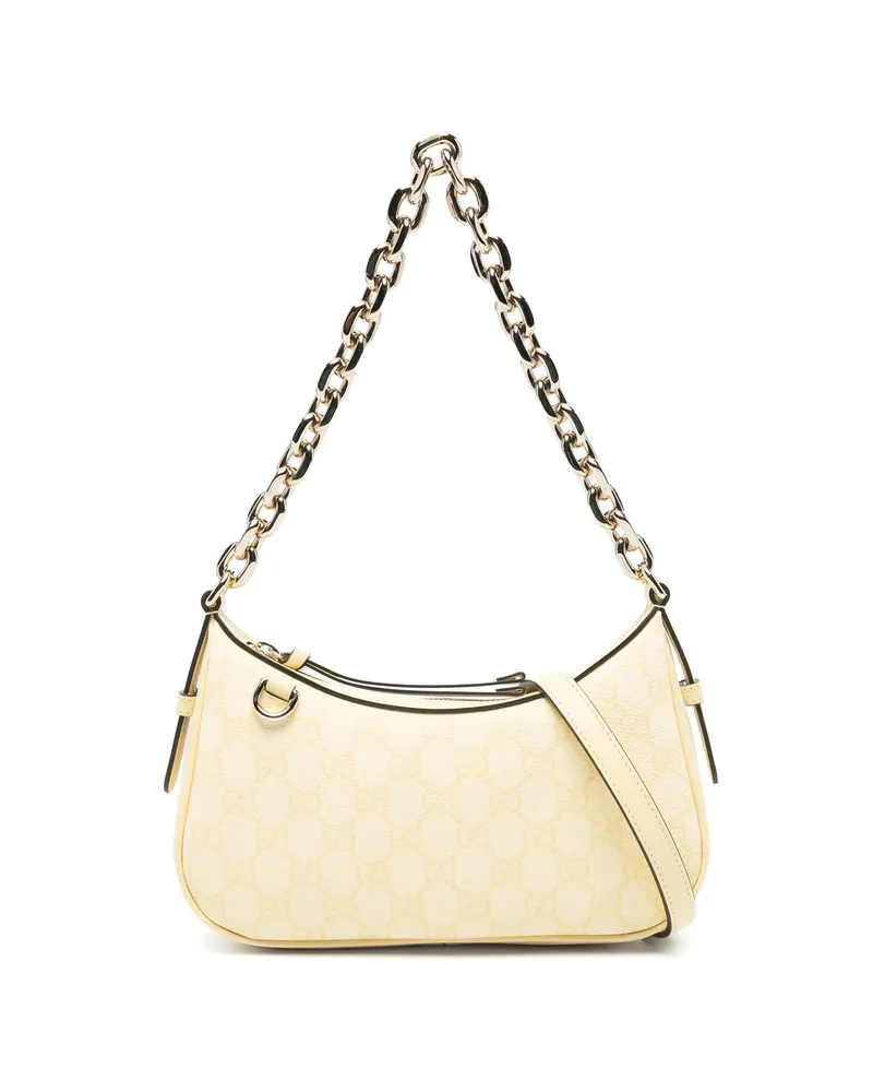 Gucci Chain-strap GG-pattern Shoulder Bag Yellow